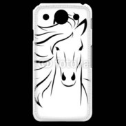 Coque LG G Pro Vector image of an horse on white
