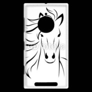 Coque Nokia Lumia 830 Vector image of an horse on white
