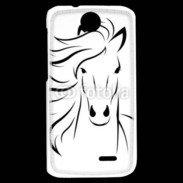 Coque HTC Desire 310 Vector image of an horse on white