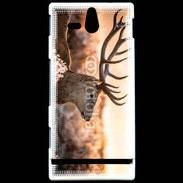 Coque Sony Xperia U Cerf au couché de soleil 620