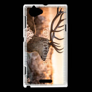 Coque Sony Xperia L Cerf au couché de soleil 620