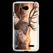 Coque LG L70 Cerf au couché de soleil 620