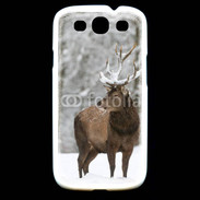 Coque Samsung Galaxy S3 Cerf en hiver 55