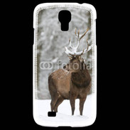 Coque Samsung Galaxy S4 Cerf en hiver 55