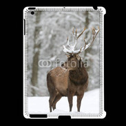 Coque iPad 2/3 Cerf en hiver 55