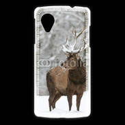 Coque LG Nexus 5 Cerf en hiver 55