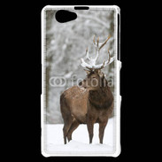 Coque Sony Xperia Z1 Compact Cerf en hiver 55