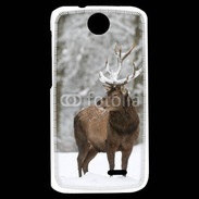 Coque HTC Desire 310 Cerf en hiver 55