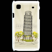 Coque Samsung Galaxy S Tour de Pise en dessin