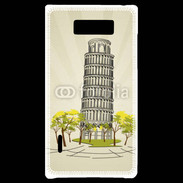Coque LG Optimus L7 Tour de Pise en dessin