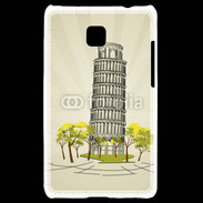 Coque LG Optimus L3 II Tour de Pise en dessin