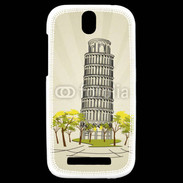 Coque HTC One SV Tour de Pise en dessin