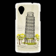 Coque LG Nexus 5 Tour de Pise en dessin