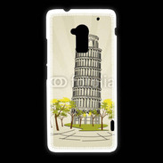 Coque HTC One Max Tour de Pise en dessin