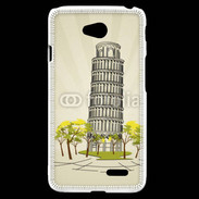 Coque LG L70 Tour de Pise en dessin