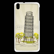 Coque HTC Desire 816 Tour de Pise en dessin