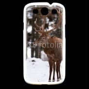 Coque Samsung Galaxy S3 Cerf en hiver 56