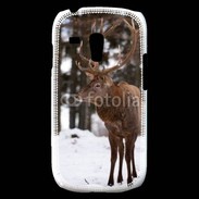 Coque Samsung Galaxy S3 Mini Cerf en hiver 56