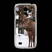 Coque Samsung Galaxy S4mini Cerf en hiver 56