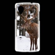 Coque LG Nexus 5 Cerf en hiver 56