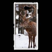 Coque Sony Xperia M2 Cerf en hiver 56