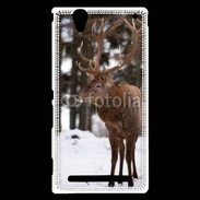 Coque Sony Xperia T2 Ultra Cerf en hiver 56