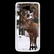 Coque LG L90 Cerf en hiver 56