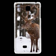Coque LG F5 Cerf en hiver 56