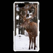 Coque Sony Xperia Z1 Compact Cerf en hiver 56