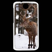 Coque HTC Desire 310 Cerf en hiver 56