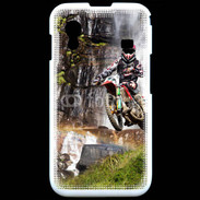 Coque Samsung ACE S5830 motocross with waterfall