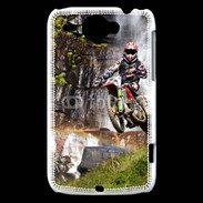 Coque HTC Wildfire G8 motocross with waterfall