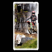 Coque LG Optimus L9 motocross with waterfall