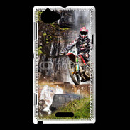 Coque Sony Xperia L motocross with waterfall