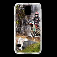 Coque Samsung Galaxy S5 motocross with waterfall