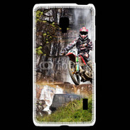 Coque LG F6 motocross with waterfall