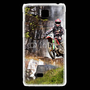 Coque LG F5 motocross with waterfall