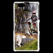 Coque Sony Xperia Z1 Compact motocross with waterfall