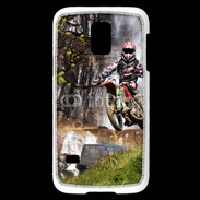 Coque Samsung Galaxy S5 Mini motocross with waterfall