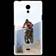 Coque Sony Xperia T Saut en moto 560