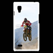 Coque LG Optimus L9 Saut en moto 560
