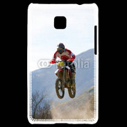Coque LG Optimus L3 II Saut en moto 560