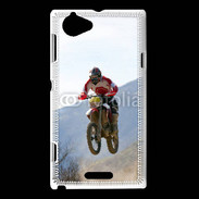 Coque Sony Xperia L Saut en moto 560
