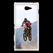 Coque Sony Xperia M2 Saut en moto 560