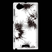 Coque Sony Xperia L Tête de mort 800