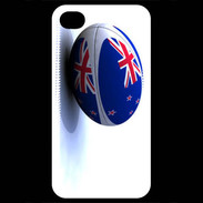 Coque iPhone 4 / iPhone 4S Ballon de rugby Nouvelle Zélande