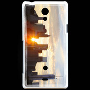 Coque Sony Xperia T Couché de soleil sur Manhattan