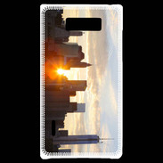 Coque LG Optimus L7 Couché de soleil sur Manhattan