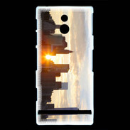 Coque Sony Xperia P Couché de soleil sur Manhattan