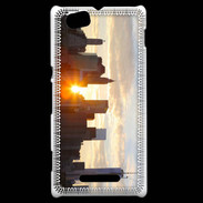 Coque Sony Xperia M Couché de soleil sur Manhattan